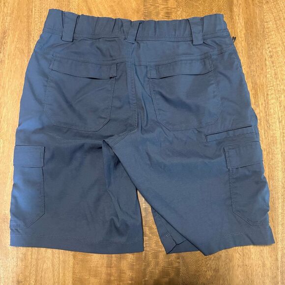 Duluth Trading Women’s Dry on the Fly Cargo Shorts Size 6 Navy Blue 10” Inseam - Picture 2 of 9